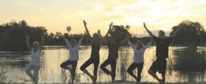 Yoga by the Zambezi River