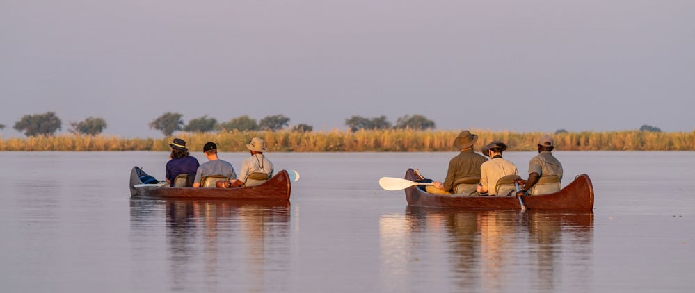 people Canoeing in Zambia