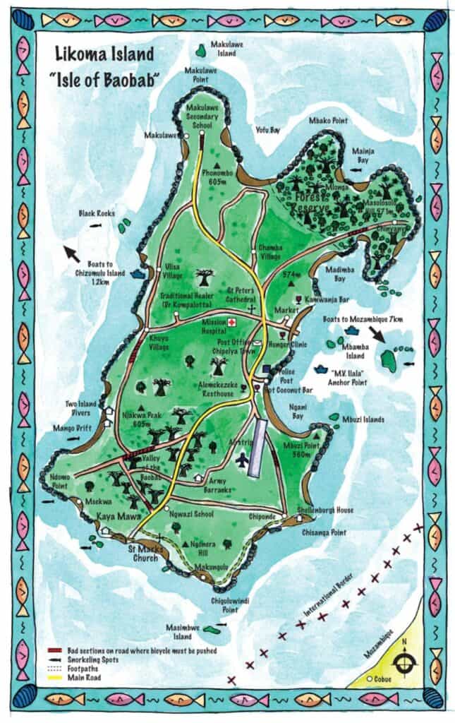 Map of Likoma Island