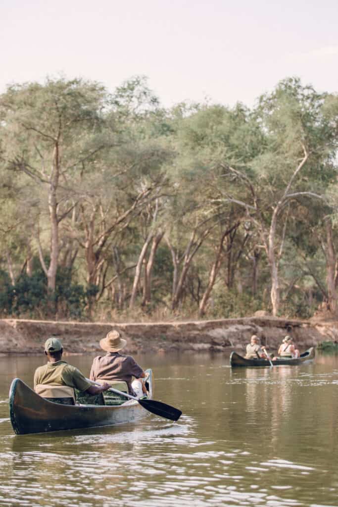 Canoeing in Lower Zambezi