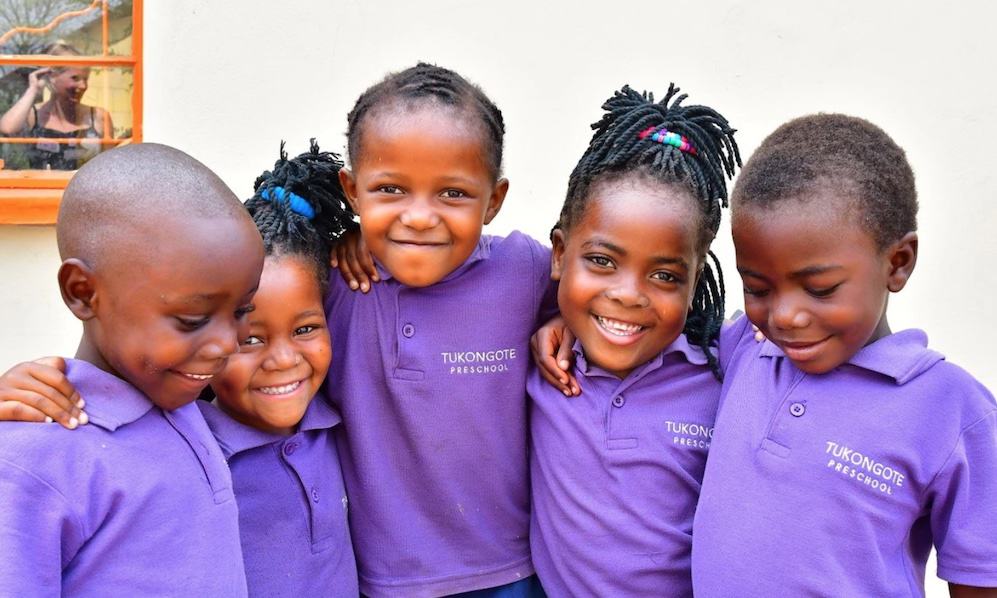 Smiling Children at Waterberry